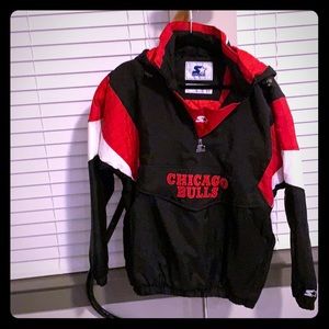 Chicago Bulls Pullover Starter Jacket